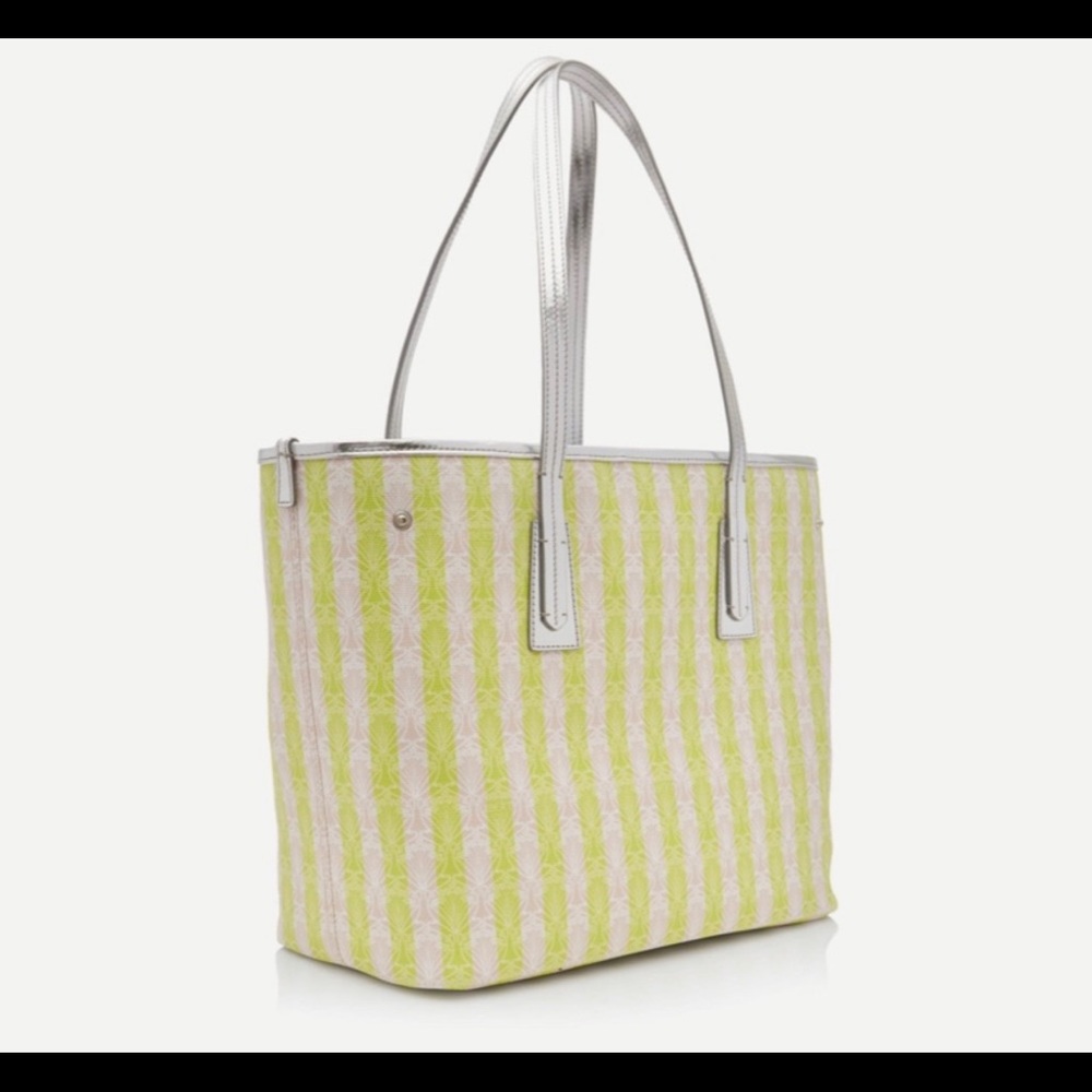 NEW- Large Liberty London Iphis Stripe Marlborough Designer Tote Bag Purse